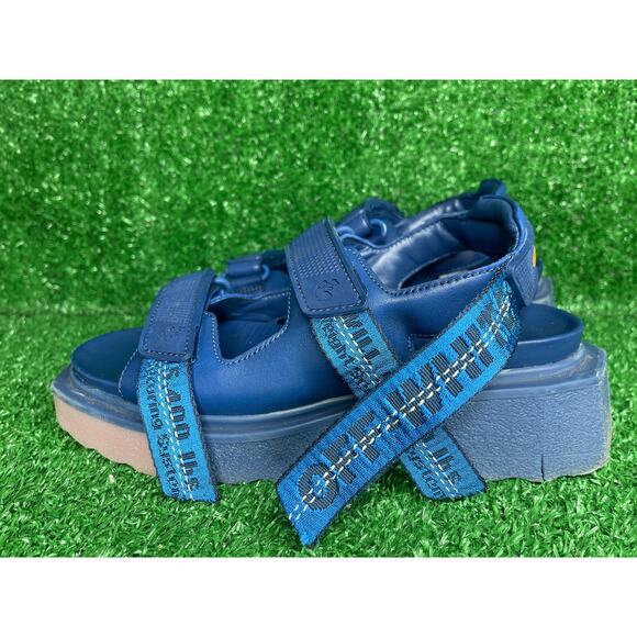 OFF-WHITE Trek Sponge Sole Sandals Blue Size 39 EU 9 US main image 5
